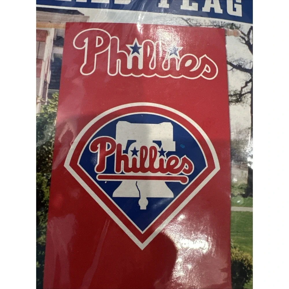 Philadelphia Phillies MLB Premium Window Garden Flag 44x28 Embroider